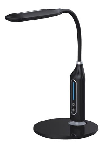 Kaja Mida LED lampka biurkowa 1-punktowa czarna K-BL-1072 K-BL-1072 czarny