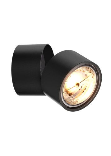 Zdjęcia - Żyrandol / lampa Zuma Line Lampa sufitowa regulowana tuba Lomo 1 punktowa czarna 20001-BK  