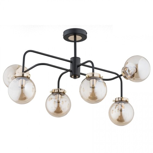 Alfa Linio Trak Kula lampa sufitowa 6-punktowa 25506