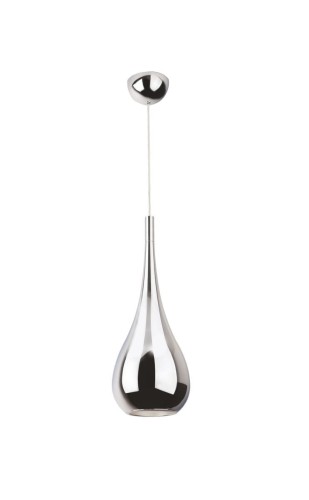 Maxlight LAMPA wisząca DROP P0230 metalowa OPRAWA zwis kropla łezka chrom