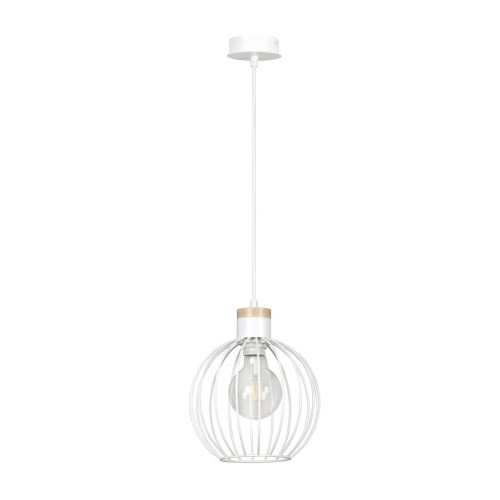 Emibig Barbado lampa wisząca 1-punktowa biała 755/1 755/1