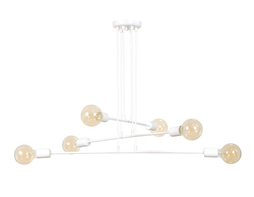 Emibig Multipo lampa wisząca 6-punktowa biała 697/6 697/6