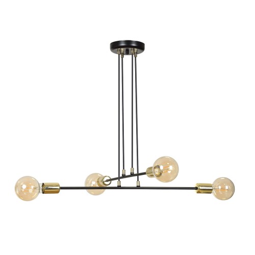 Emibig Vesio lampa wisząca 4-punktowa czarna 785/4 785/4