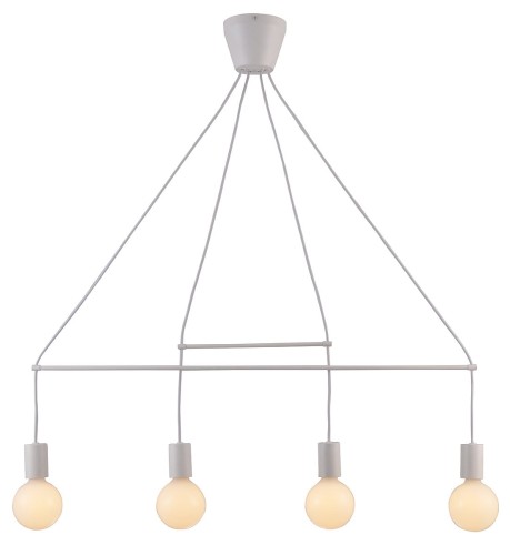 Candellux ALTO LAMPA WISZĄCA 4X40W E27 BIAŁY MATOWY