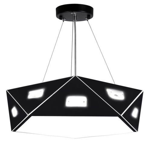 Candellux Lighting czarny żyrandol NEMEZIS 31-59130 z żarówkami lampa sufitowa do kuchni nad stół regulacja