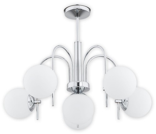 Lemir Ape żyrandol 6 pł. / chrom | Wysyłka za 0 zł O2856 W6 CH