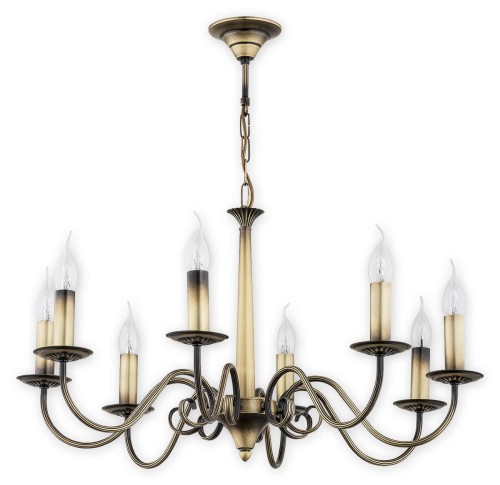 Lemir Asti żyrandol 8-punktowy patyna O2898 W8 PAT O2898 W8 PAT