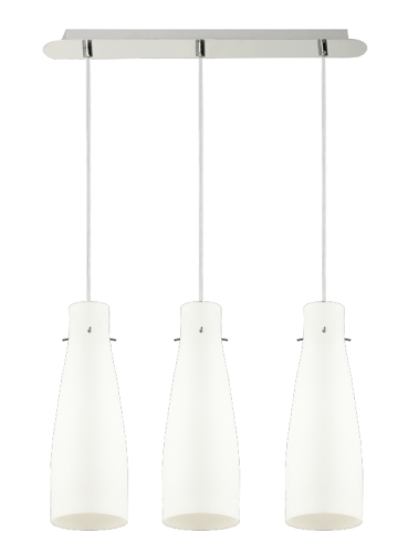 Lampex Lampa wisząca Rodan 3, biała