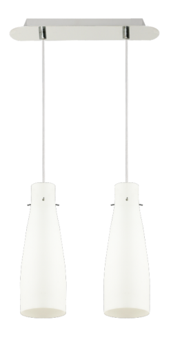 Lampex Lampa wisząca Rodan 2, biała