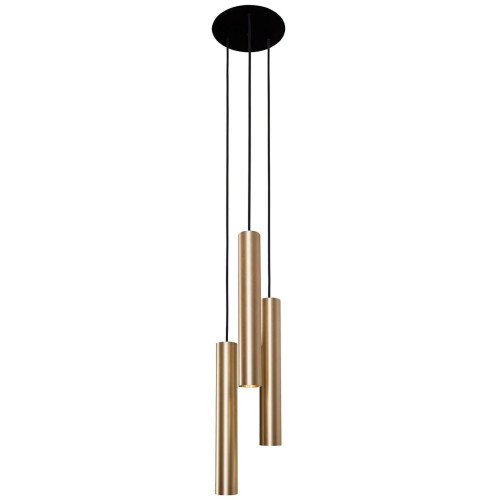 Nowodvorski Eye 8915 Lampa wisząca zwis 3x10W GU10 mosiądz