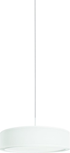 Nowodvorski LAMPA wisząca MIST 8942 okrągła OPRAWA minimalistyczny ZWIS abażurowy biała 8942