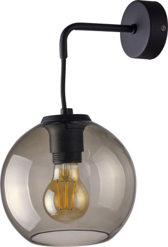 Nowodvorski Lampa wisząca VETRO styl designerski czarny szkło stal lakierowana 9132