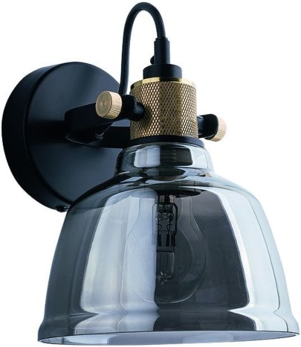Nowodvorski Lampa ścienna kinkiet AMALFI SMOKED I KINKIET 9154 smoked 9154