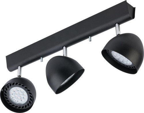 Nowodvorski LAMPA sufitowa VESPA 8841 minimalistyczna OPRAWA metalowe reflektorki regulowane czarna 8841