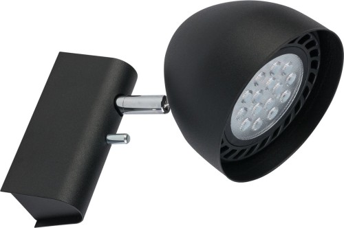 Nowodvorski LAMPA sufitowa VESPA 8838 minimalistyczna OPRAWA metalowy reflektorek regulowany czarna 8838