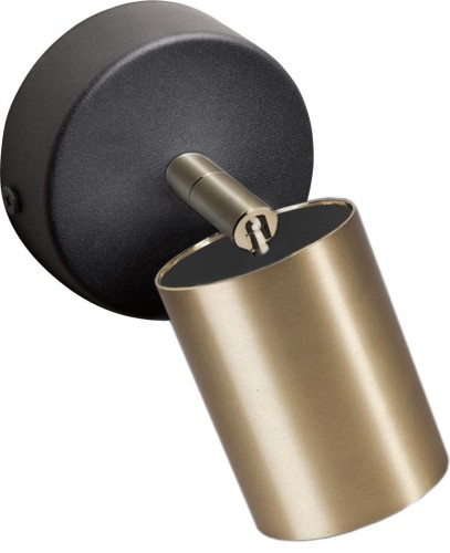 Nowodvorski Kinkiet Eye 8816 lampa ścienna oprawa 1x35W GU10 czarna/mosiądz