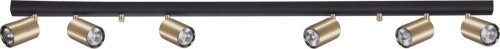 Nowodvorski Listwa Eye 8819 lampa oprawa sufitowa 6x35W GU10 czarna/mosiądz