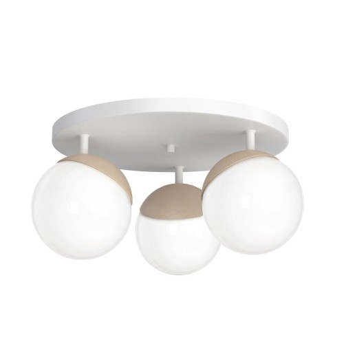 Milagro Sfera Wood lampa sufitowa 3-punktowa MLP5429 MLP5429