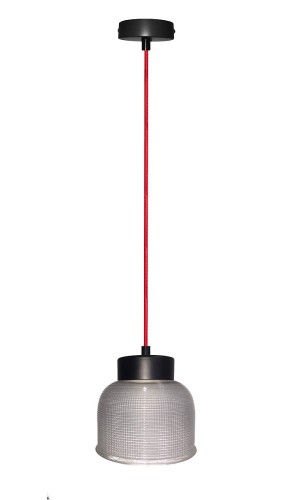 Candellux Lampa Wisząca Liverpool I 1 Czerwony 90X14,5X0 50101287