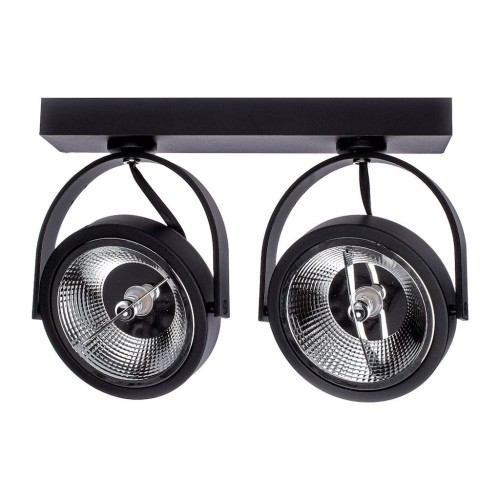 Milagro Lugar lampa sufitowa 2-punktowa czarna ML5706