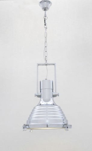 Lumina Deco Deco LAMPA WISZĄCA INDUSTRIALNA LOFT CHROMOWANA BOTTI