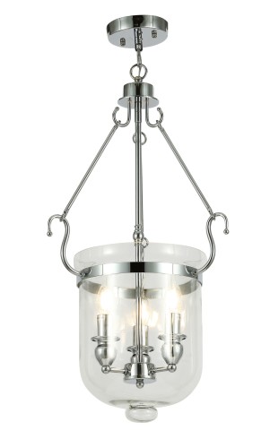 Lumina Deco LEO Lampa wisząca nowoczesna 37 cm chrom , mosiądz LEO