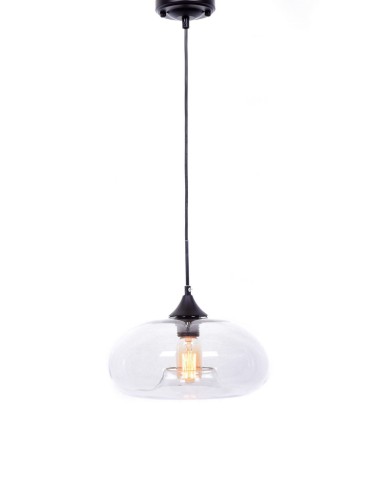 Lumina Deco Deco NOWOCZESNA LAMPA WISZĄCA SKANDYNAWSKA BROSSO D30 CLEAR