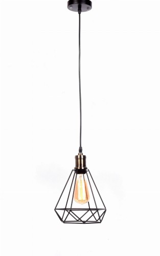 Lumina Deco Lampa wisząca COBI LDP 11609 BK ) Deco