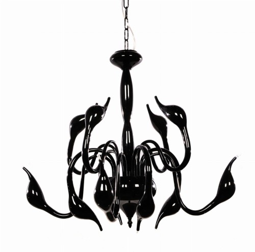 Lumina Deco Deco Lampa wisząca MAGICA BLACK W12 LDP 6028-12 BK) Deco LDP 6028-12 BK)