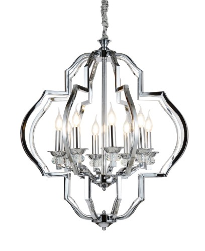 Lumina Deco Deco LAMPA WISZĄCA CESARO W8 LDP 17078-8 (CHR)