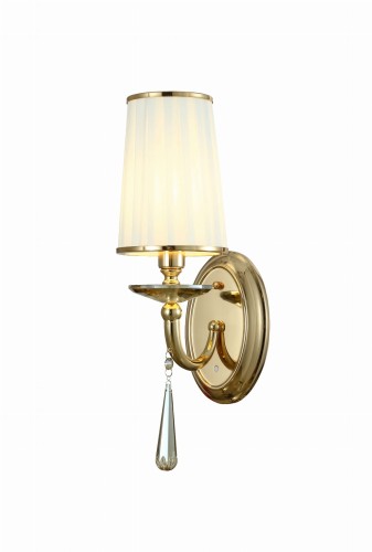 Lumina Deco Deco LAMPA ŚCIENNA KINKIET ZŁOTY FABIONE W2