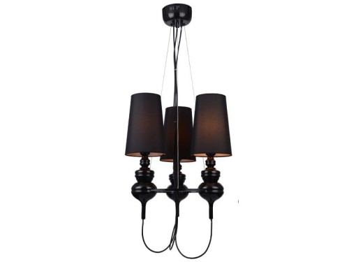 Azzardo Lampa wisząca BAROCO 3 PENDANT AD-7121S-3BK nowość AD-7121S-3BK