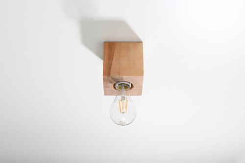 Sollux Lighting Plafon ARIZ naturalne drewno