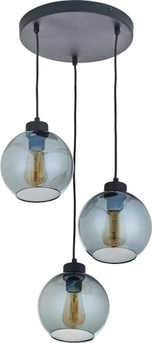 TK Lighting Cubus Graphite lampa wisząca 3-punktowa 2819 2819