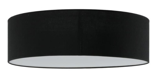 Inne Natynkowa LAMPA sufitowa IGLO 654/50 CZA Inne abażurowa OPRAWA okrągła plafon czarny 654/50 CZA