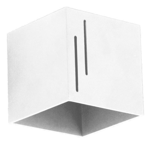 Lampex Kinkiet Quado MODERN B, biały, 10x10 cm