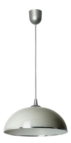 Lampex Lampa wisząca Anja D, szaro-srebrna, 70x38 cm