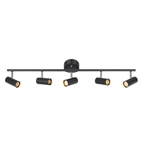 Markslojd Plafon LAMPA sufitowa BARCELONA 107351 natynkowa OPRAWA listwa SPOT regulowane tuby czarne 107351