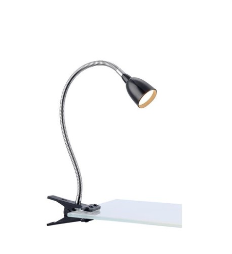 Markslojd TULIP LED 106092 Lampka biurkowa Czarny z klipsem