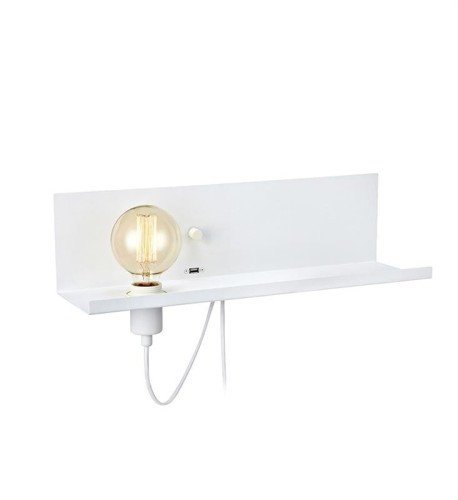 Markslojd Kinkiet LAMPA ścienna MULTI 106969 metalowa OPRAWA półka biała