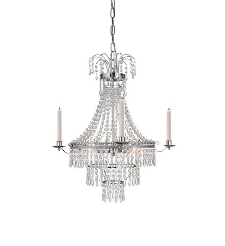 Markslojd MARIELUND 105156 lampa wisząca chrom