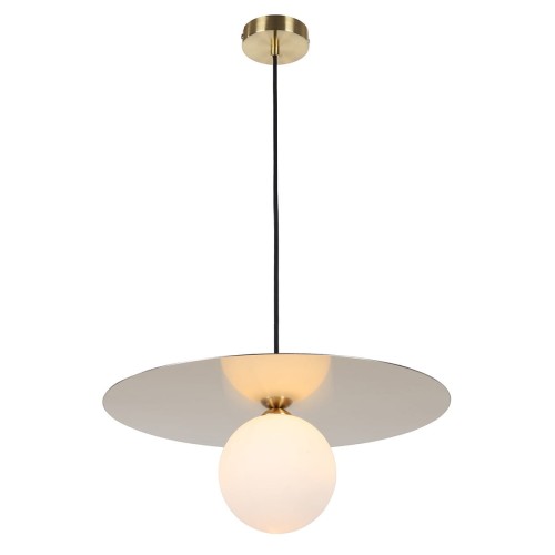 Italux Lampa wisząca żyrandol Spoletto PND-201923-1 Złoty Aluminium szkło PND-201923-1