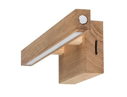 Spotlight Kinkiet Spot Light Smal 1507174 lampa ścienna 1x5,3W LED dąb olejowany