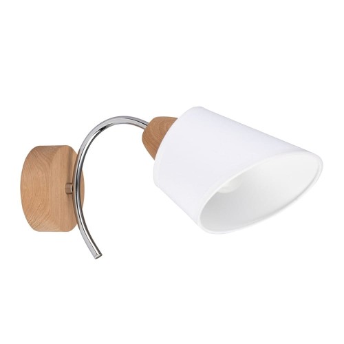 Spotlight Matte Kinkiet Spot-Light 8341174 Drewno Dębowe/Metal/Tkanina