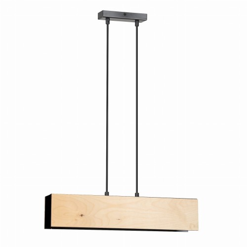 Emibig Carlo lampa wisząca 2-punktowa czarna 610/2