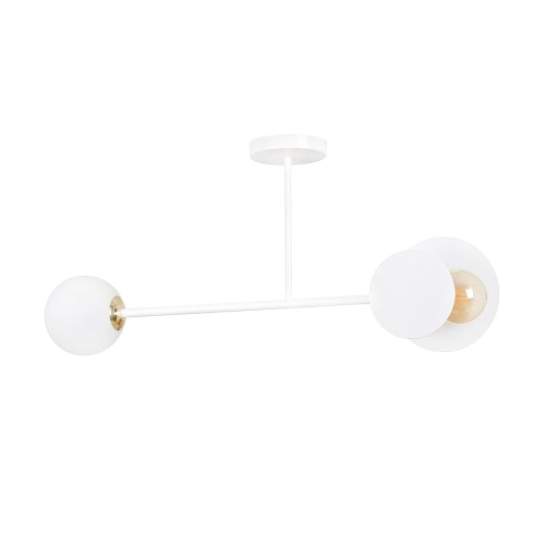 Emibig Minerva lampa sufitowa 2-punktowa biała 613/2 613/2