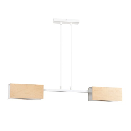 Emibig Zaper lampa wisząca 2-punktowa biała 617/2 617/2