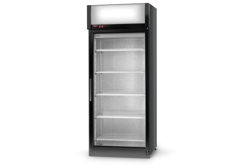 Energooszczędna szafa chłodnicza przeszklona RAPA SCh-S 825 AG ecoline
