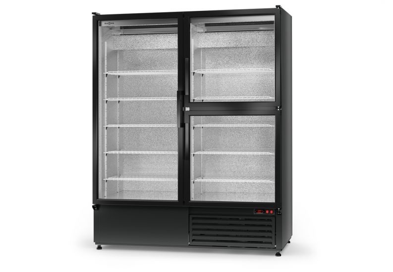 Energooszczędna szafa chłodnicza przeszklona RAPA SCh-S 1400 3D ecoline
