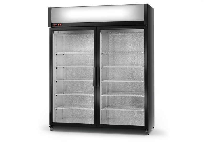 Energooszczędna szafa chłodnicza przeszklona RAPA SCh-S 1400 AG ecoline
